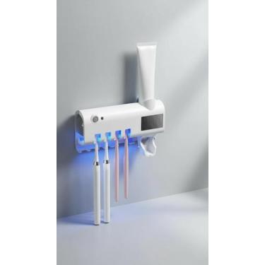 Imagem de Porta Escova Dentes Dispenser Pasta Esterilizador UV - Congratulations