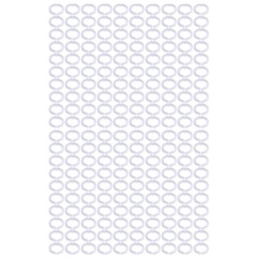 Imagem de Anel de bico de galinha, plástico PP anti bicada, 200 peças, clipe de boca de galinha reutilizável para fazenda de galinhas para fazenda de aves (grande branco)