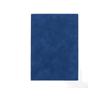 Imagem de 100 folhas/200 páginas A5 Business Notebook Soft Notepad Notebook Papelaria, Azul, 4 PCS