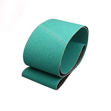 Imagem de 1 peça 1220 * 50/75/100/150mm Cinta abrasiva de lixamento de zircônia para moagem de metal de faca, P120,1220 X 150 mm