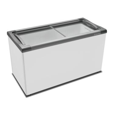 Imagem de Freezer Horizontal  Metalfrio 388 Litros  Tampa De Vidro Supra Branco NF40SB- 127V