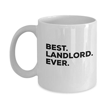 Imagem de Caneca Landlord - Best Landlord Ever Coffee Cup - Presentes para Landlords - Presente divertido e - ou pode adicionar ao conjunto de caixas de presente - Chá H