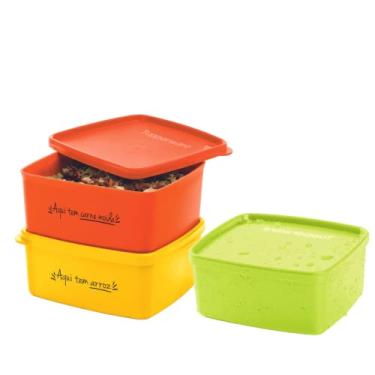 Imagem de Kit Freezer 3 Jeitosinhos Tupperware 400ml Congelar Alimento (Opção 4) 12x6x11