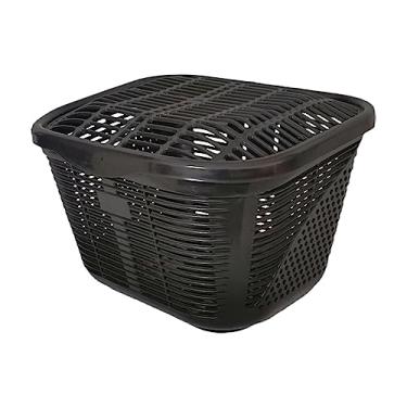 Imagem de Fancyes Cesta de bicicleta com tampa destacável à prova d'água e masculina Acessório de bicicleta Cesta de ciclismo portátil Cestas de armazenamento