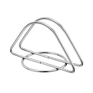 Imagem de Porta Guardanapo de Mesa Suporte Papel Toalha Cromado Organização Cozinha