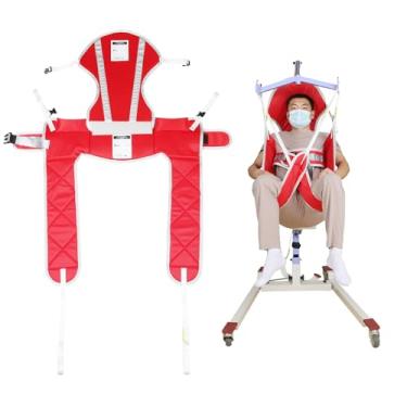 Imagem de EZ Assistive Eslinga de higiene profissional para elevação de pacientes, cinta de transferência de auxílio de elevação de pacientes para banheiro de idosos, elevadores de pacientes para uso doméstico,