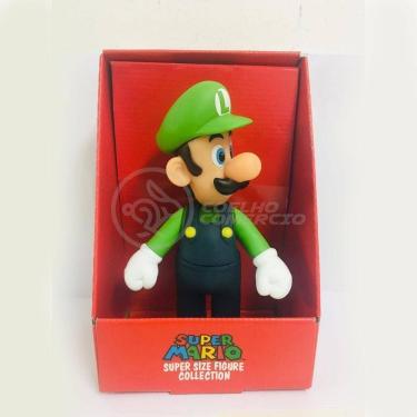 Imagem de Boneco Luigi Grande Super Size 23Cm - Super Mario