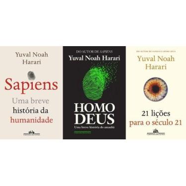 Imagem de 21 Lições Para O Século 21 + Sapiens + Homo Deus Yuval Noah - Companhi