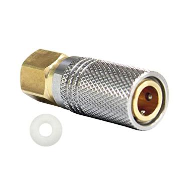 Imagem de HMKUGO Paintball PCP 1/20.3 cm NPT acoplador de rosca fêmea HPA CO2 tanque de ar refil conector de desconexão rápida adaptador de liberação rápida