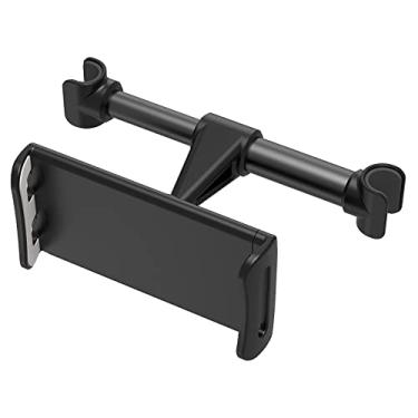 Imagem de Uniwit Suporte de encosto de cabeça para carro, suporte de carro para celular/tablet, suporte de dispositivos ajustáveis para tabelas/telefones de 4 a 11 polegadas, compatível com iPhone 17 16 15 14