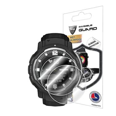 Imagem de IPG Para Garmin Instinct® Crossover - Protetor de Tela Solar Smartwatch (2 unidades) Película Transparente Ultra HD Invisível Antiarranhões - Suave/Autorreparação/Sem Bolhas - para Crossover