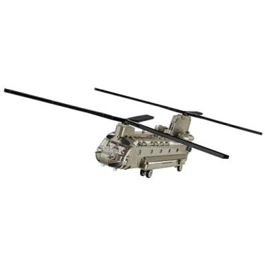 Imagem de HELICOPTERO DE TRANSPORTE MILITAR CH-47 CHINOOK BLOCOS PARA MONTAR COM 815 PCS