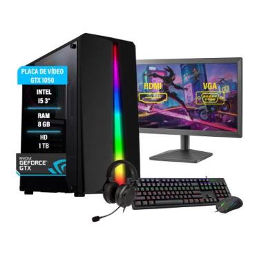 Imagem de Pc Gamer Completo Maximus I5 GTX 1050 8GB Hd 1TB SSD 120GB - GENÉRICO
