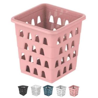 Imagem de Cesto Organizador Multiuso Decorativo Pequeno Quadrado 11x10,5 cm - Un