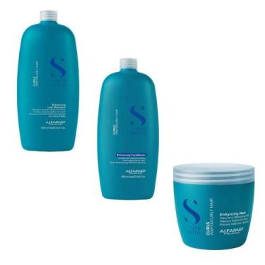 Imagem de Kit Home Care Completo Semi Di Lino Curls Alfaparf 3 Prod