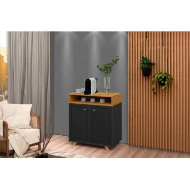 Imagem de Buffet / Balcão / Bancada / Aparador ST Modelo Retrô Com Pés em Madeir