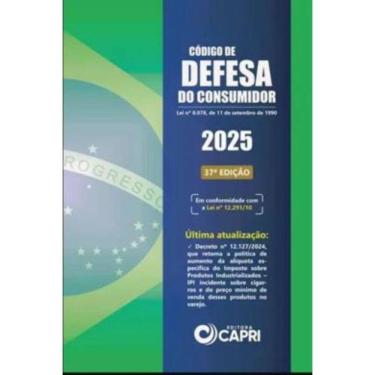 Imagem de Codigo De Defesa Do Consumidor 2025 - 37ª Ed