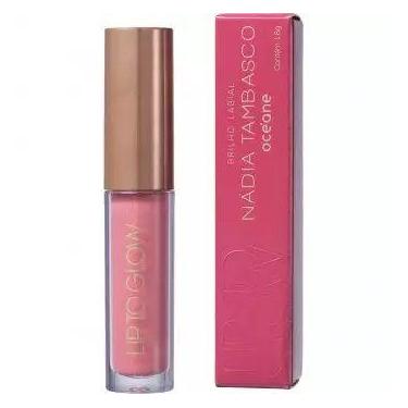 Imagem de Brilho Labial Rosa Nádia Tambasco By Océane - Lip To Glow Luxe