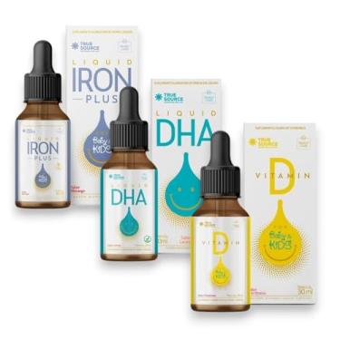 Imagem de Combo Multivitamínico Kids em gotas: Ferro + DHA + Vitamina D