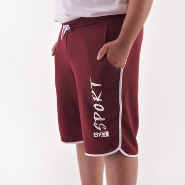 Imagem de Bermuda Moletinho Plus Size Masculina BYG Sport - BYG Moda Fitness, Bo