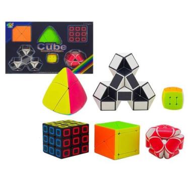 Imagem de Cubo Magico Kit com 6 cubo mania Special edição limitada - FANXIN