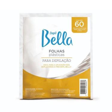 Imagem de Folhas Plásticas para Depilação 60 Unidades - Depil Bella
