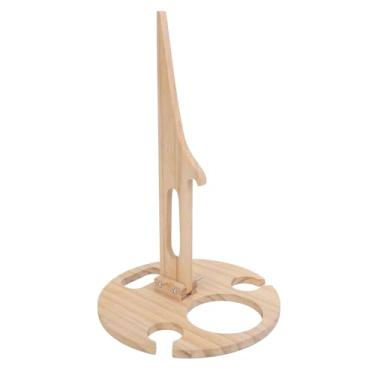 Imagem de Mesa de Vinho Dobrável Portátil, Suporte de Vinho de Madeira Leve para Atividades de Acampamento e Praia, Mesa de Jantar Ao Ar Livre Conveniente Com Suporte para óculos