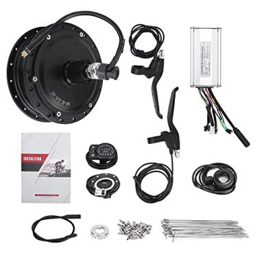 Imagem de Kit de Conversão para Bicicletas Elétricas 36V 500W, Motor do Cubo da Roda Traseira Com Medidor de Exibição KT-900S Alavanca do Freio Sensor de Assistência de Velocidade (Raios