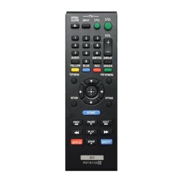 Imagem de Controle remoto de substituição RMT-B115A compatível com Sony Blu-Ray Disc DVD Player BDP-S480, BDP-S2100, BDP-S280, BDP-S580, BDP-S380