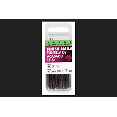 Imagem de Cartão de aço polido Hillman Finishing Nails 6 D 60 / Cartão