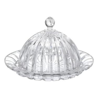 Imagem de Queijeira Romeu em Vidro 20 cm - ETILUX