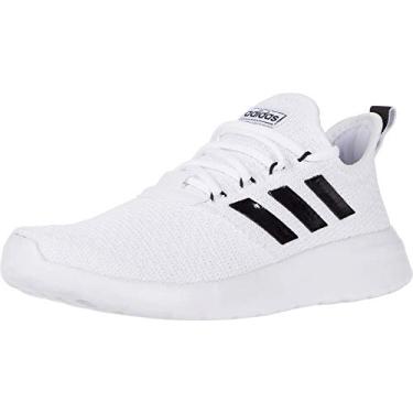 Imagem de adidas Tênis de corrida masculino Lite Racer RBN, Branco/Preto/Cinza, 13