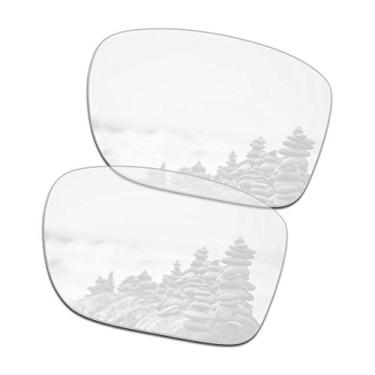 Imagem de SmartVLT Lentes de substituição masculinas para óculos de sol Oakley Holbrook Metal OO4123 - Mais opções, Hd Clear, One Size