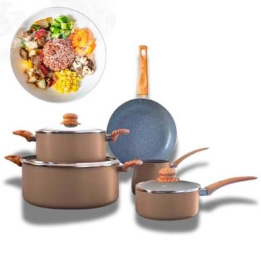 Imagem de Conjunto Panelas Alta Performance Revestimento Cerâmico Antiaderente -