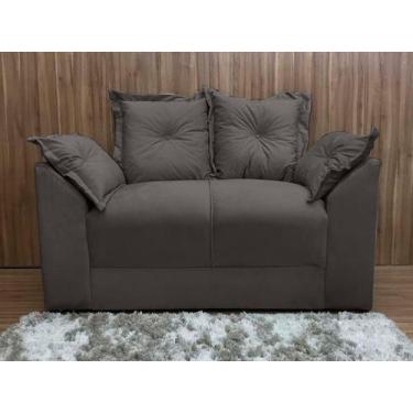 Imagem de Sofá 2 e 3 Lugares Confort Refúgio - Alpoim, Marrom, 2 Lugares