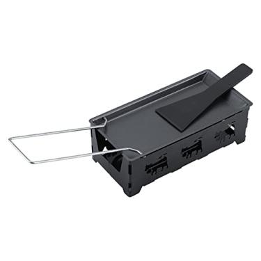Imagem de Portátil Non Stick Cheese Raclette Rotaster Baking Stove Stove Set Ferramenta de Grelha de Cozinha Em Casa, Compacta e Resistente, ótima para Uso Interno e Externo, 3in1