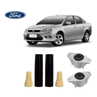 Imagem de Par Kit Do Amortecedor Coxim Batente Coifa Traseiro Ford Focus Sedan 2008 2009 2010 2011 2012 2013 Pronta Entrega