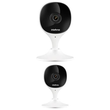 Imagem de Kit 2 Câmeras Wi-Fi Inteligente Com Alarme e Armazenamento em Nuvem iMX C Intelbras