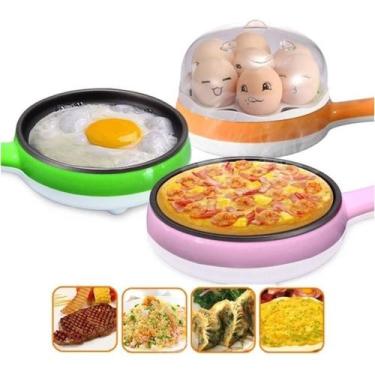 Imagem de Multifuncional doméstico mini ovo omelete panquecas elétrica frito bif