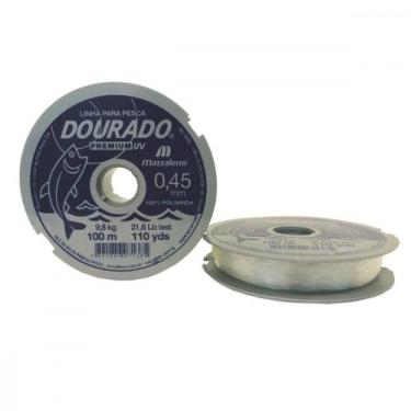 Imagem de Linha Pesca Mazzaferro Branca 0,45Mm X100M 19Dp1B045 - Kit C/20