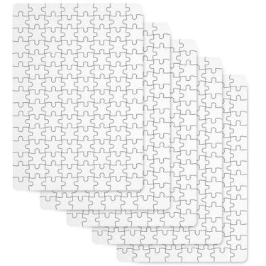 Imagem de Skylety 6 conjuntos de quebra-cabeças em branco de sublimação Quebra-c
