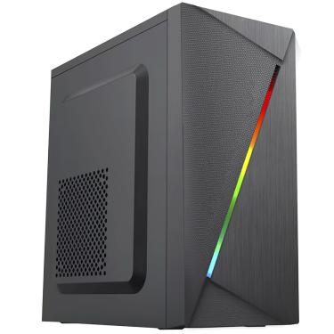 Imagem de Gabinete BRX Vortex CA-054 Mini Tower Led USB 2.0 S/Fans Preto