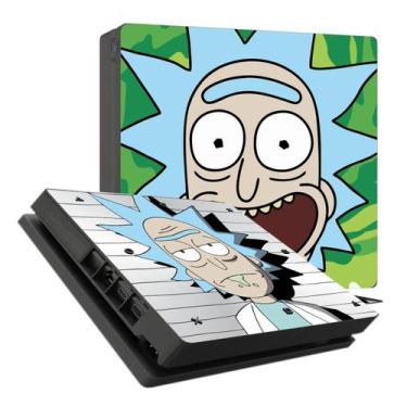 Imagem de Adesivo Ps4 Slim Rick And Morty - Resitank