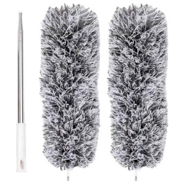 Imagem de Espanador Telescópico Extensível Até 2.80 Metros Microfibra Teto Persianas Casa Escritório