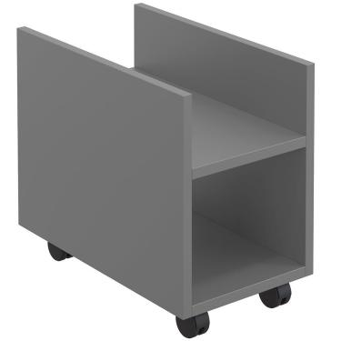 Imagem de Suporte Para Cpu E Nobreak Com Rodízios Guide L03 Cinza - Lyam