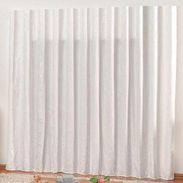 Imagem de Cortina Jacquard Bahamas 4 Metros Trilho Suisso Cinza Claro - Top Chic