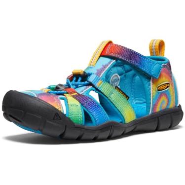 Imagem de KEEN Seacamp II CNX-C infantil, Vivid Blue/Original Tie Dye, 5 Big Kid
