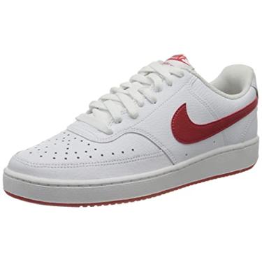 Imagem de Nike Tênis de basquete masculino, Branco Univ Vermelho, 43