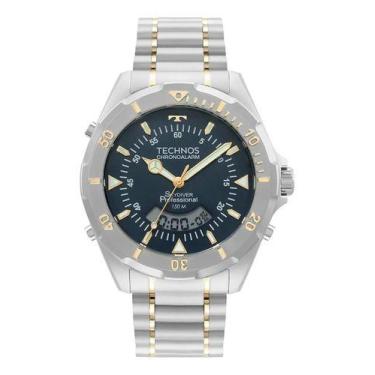 Imagem de Relógio Technos Masculino Skydiver Bicolor Wt2050axn/1a