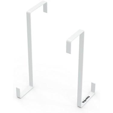 Imagem de Unjumbly Conjunto de ganchos para porta - 2 pacotes, ganchos de metal resistente para portas largas e finas, ideal para pendurar toalhas, casacos e mais